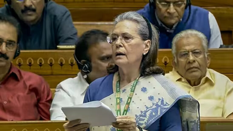 Women’s reservation bill :Sonia Gandhi argues for an OBC quota in reserved seats.